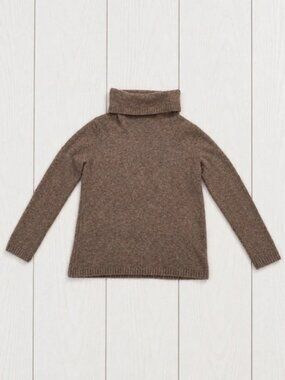 Belldini Brown Knit Turtleneck Pullover Sweater Long Sleeve Women's Size L